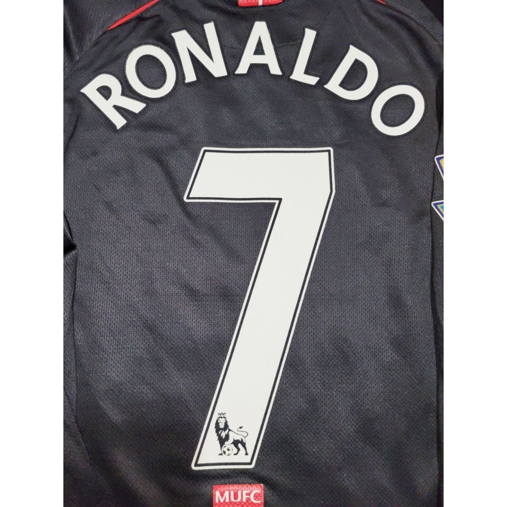 Cristiano Ronaldo Nike Manchester United 2007 2008 Away Soccer Jersey M - Picture 3 of 10